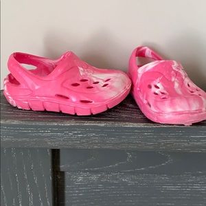 Pink water shoes